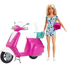 Barbie Doll & Scooter Playset