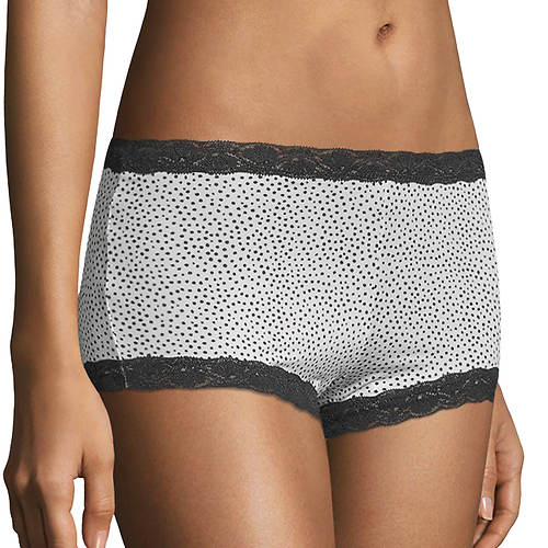 Maidenform® One Fab Fit Microfiber Boyshort With Lace