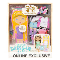 Story Magic Wooden Dress-Up Dolls