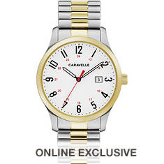 Caravelle Quartz Two-Tone Expansion Watch