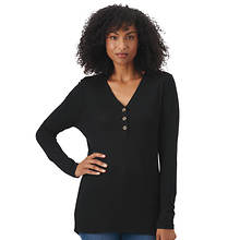 Button-Front Henley