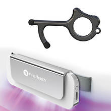 First Helth Rechargeable UV Clip Wand And Safe key