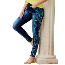 Aztec Embroidered Jean