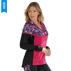 Vevo Active™ Colorblock Hooded Jacket