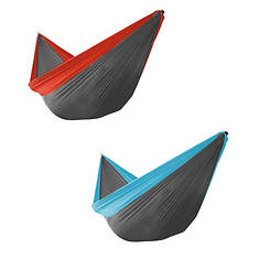 2-Person Hammock 2-Pack - Blue & Red