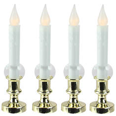 Northlight 4-Piece 8.5" Xmas Candle Lamp Set