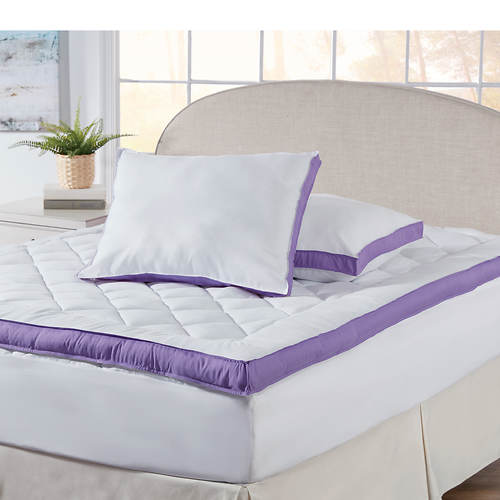 Gusseted Mattress Topper with Pillows