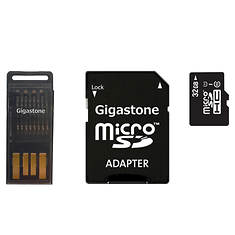 Gigastone 32GB micro SD Card Kit