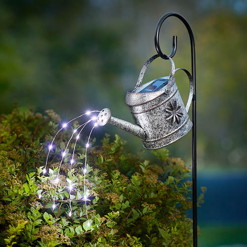 Watering Can Solar Light on Hook