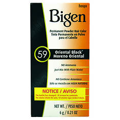 Bigen Permanent Hair Color 59 Oriental Black
