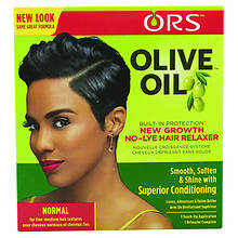 ORS Olive Oil Built-In Protection New Growth No-Lye Hair Relaxer Kit 