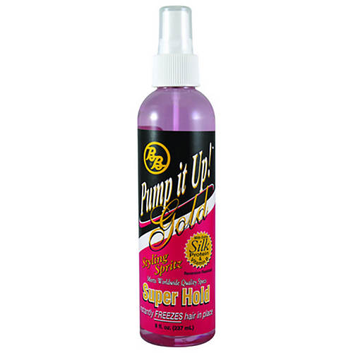 Bronner Brothers Pump It Up Super Hold Gold Spritz