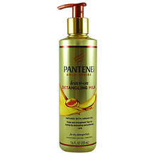 Pantene Gold Series Sulfate-Free Leave-On Detangling Milk Treatment with Argan Oil for Curly & Coily Hair