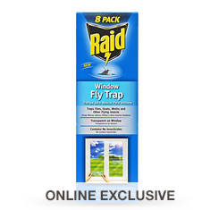 RAID Window Fly Trap 8-Pack