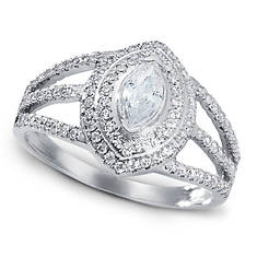 GOS Marquis Diamond Engagement Ring