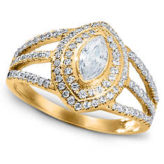 GOS Marquis Diamond Engagement Ring