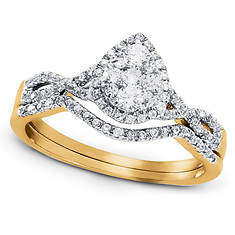 GOS Pear Diamond Engagement Ring
