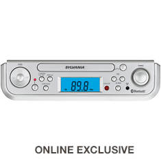 Sylvania Under-Cabinet Bluetooth CD Clock Radio
