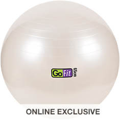 GoFit White 65cm Exercise Ball 
