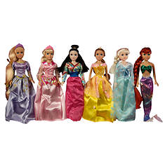 11.5" Princess Dolls Gift Set