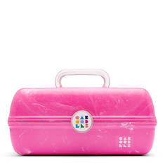 Caboodles Retro Pink and Rose Cosmetics Case with Mirror