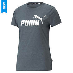 PUMA Women's Essentials Logo Heather Tee
