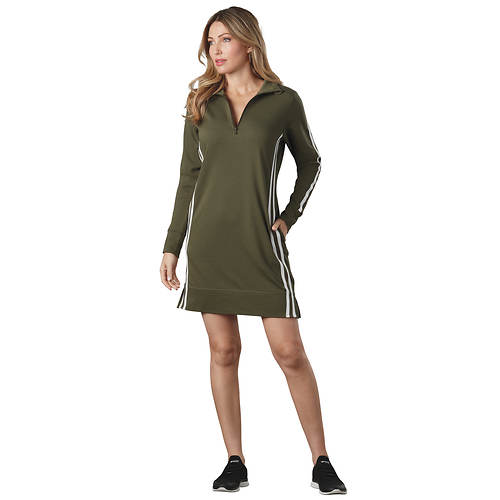 Vevo Active™ Women's Long-Sleeved Track Dress