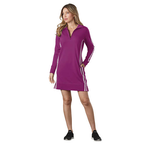 Vevo Active™ Women's Long-Sleeved Track Dress