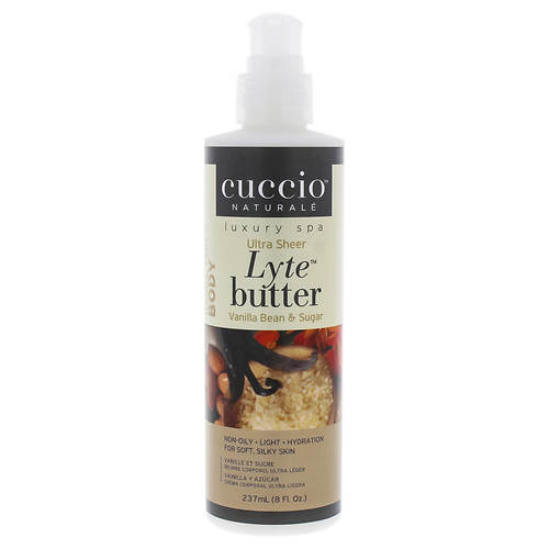 Cuccio Lyte Ultra-Sheer Body Butter - Vanilla Bean & Sugar