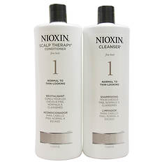 Nioxin System 1 Cleanser & Scalp Therapy Conditioner Duo