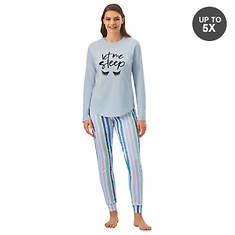 Masseys Graphic Print Pajama Set
