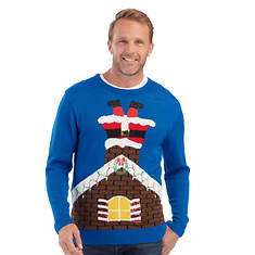 Men's Santa Stuck in Chimney Ugly Christmas Sweater