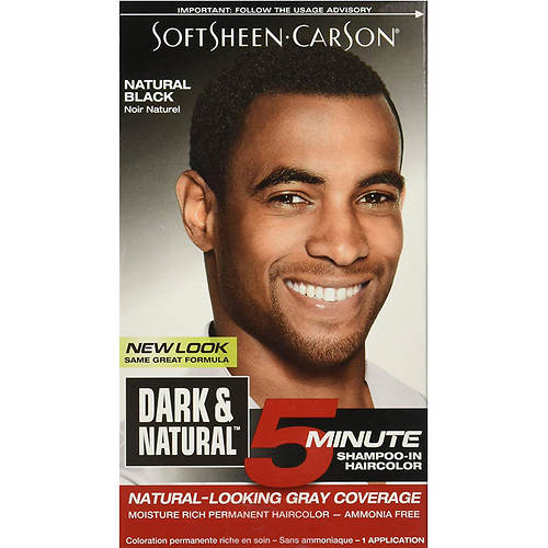 SoftSheen-Carson Dark & Natural 5 Minute Shampoo-In Permanent Hair Color Kit for Men