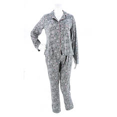 Be Yourself 2 Piece Button Down Sleep Set