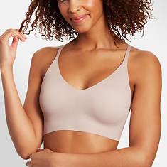 Maidenform Pure Comfort V-Neck Pullover Lace Back Wirefree Bra