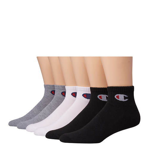 Champion® Women's Ankle Socks C Logo 6-Pack