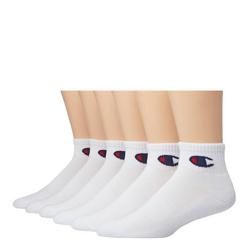 Champion® Women's Ankle Socks C Logo 6-Pack