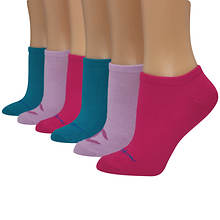 Champion® Women's Super No-Show Socks Multi Logo 6-Pack