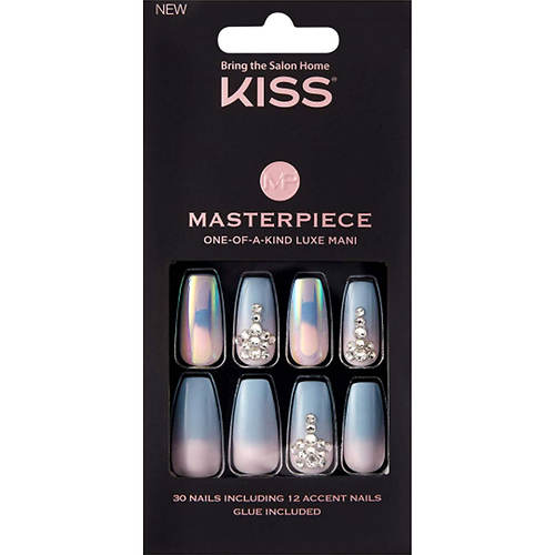 KISS Masterpiece One-Of-A-Kind Luxe Mani, Hot Like Fire - 30 count
