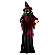 67" Standing Animated Witch