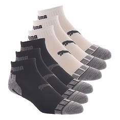 PUMA Men's P116381 Quarter 6 Pack Socks