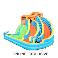 Sportspower Twin Peaks Inflatable Water Slide
