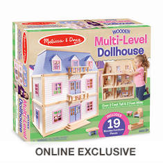 Melissa & Doug Multi-Level Dollhouse