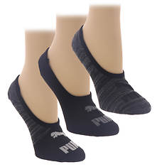 PUMA Women's P116655 No Show Liner 6 Pack Socks