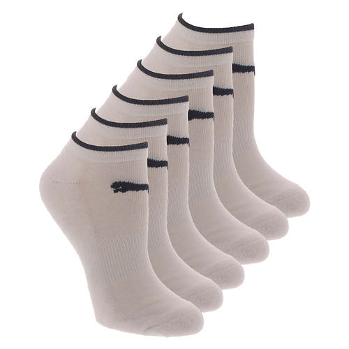 PUMA Women's P116390 Low Cut Athletic 6 Pack Socks