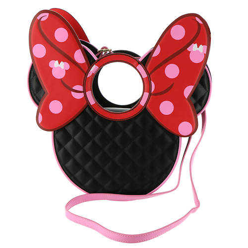 Loungefly Minnie Mouse Quilted Bow Crossbody Bag
