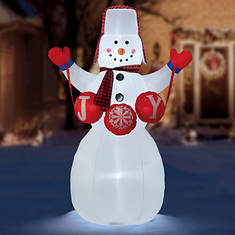 8' Inflatable Snowman Joy Ornament