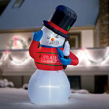 6' Inflatable Brain Freeze Snowman