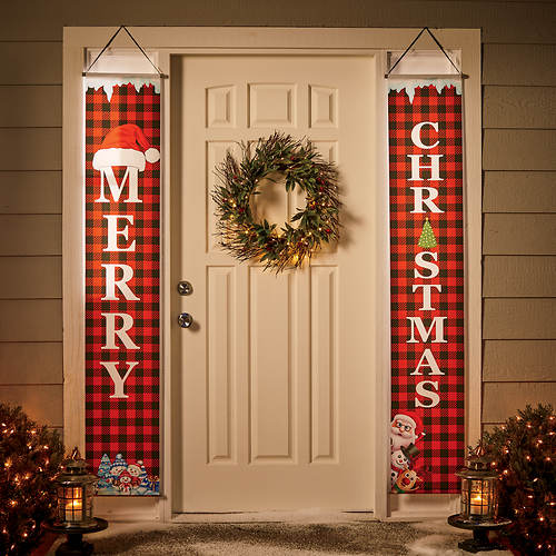 2-pc. Merry Christmas Banners
