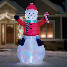 8' Inflatable Snowman